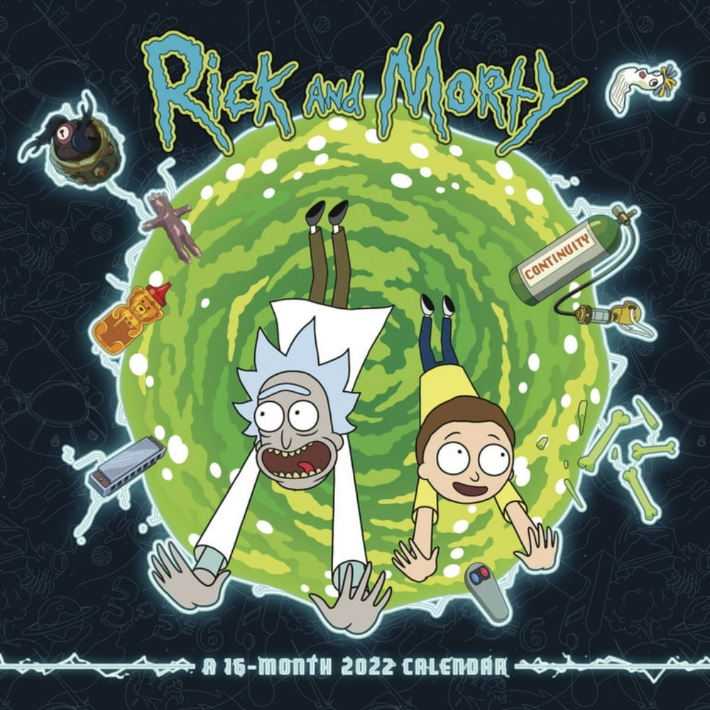 Trends International 2022 Rick and Morty Wall Calendar